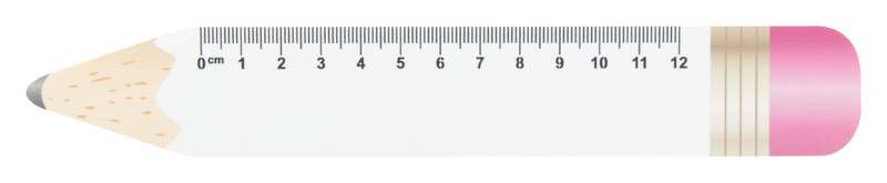 12 cm pravítko ve tvaru tužky Sharpy 12