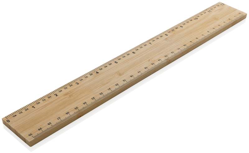 Oboustranné bambusové pravítko Timberson 30cm