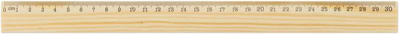 Dřevěné pravítko 30cm