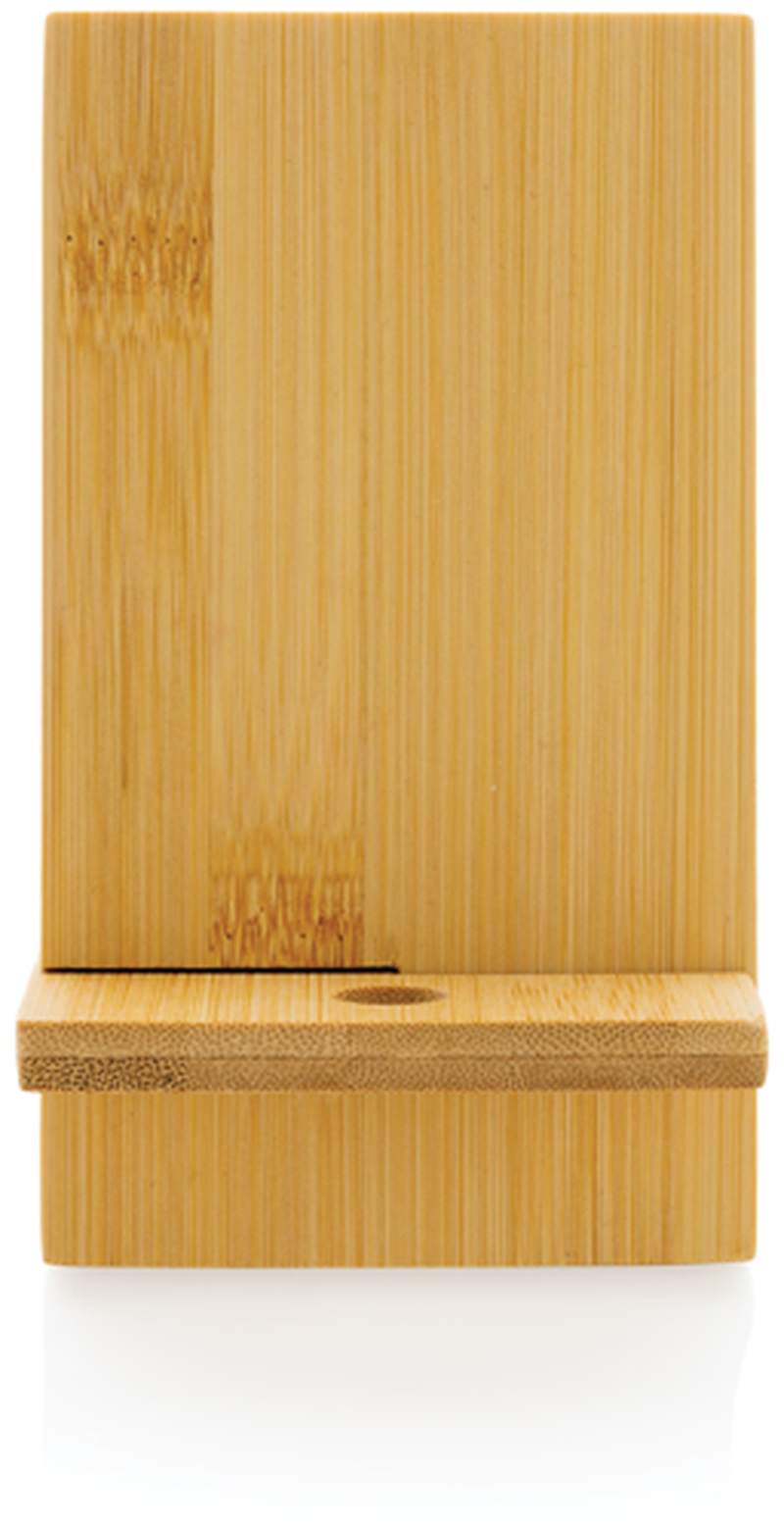 Stojánek na telefon z FSC bambusu v FSC krabičce