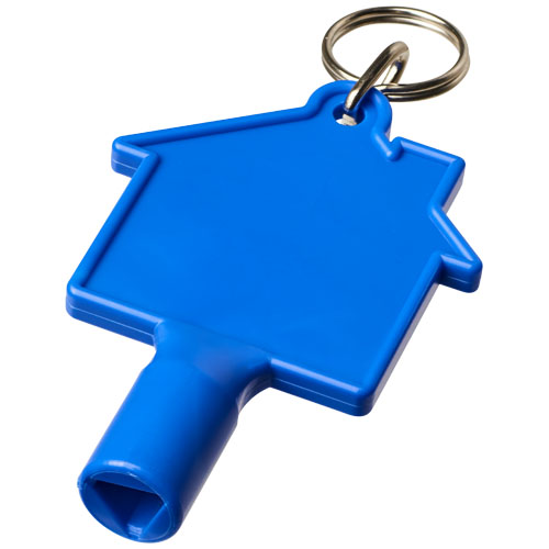Klíč na měřidla ve tvaru domu Maximilian s klíčenkou