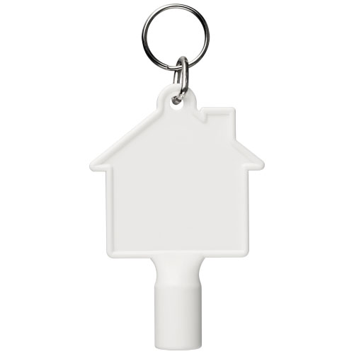 Klíč na měřidla ve tvaru domu Maximilian s klíčenkou