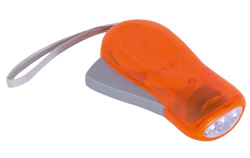 Svítilna na ruční pohon oranžová