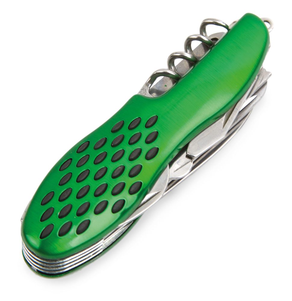 Multifunkční kapesní nůž zelený