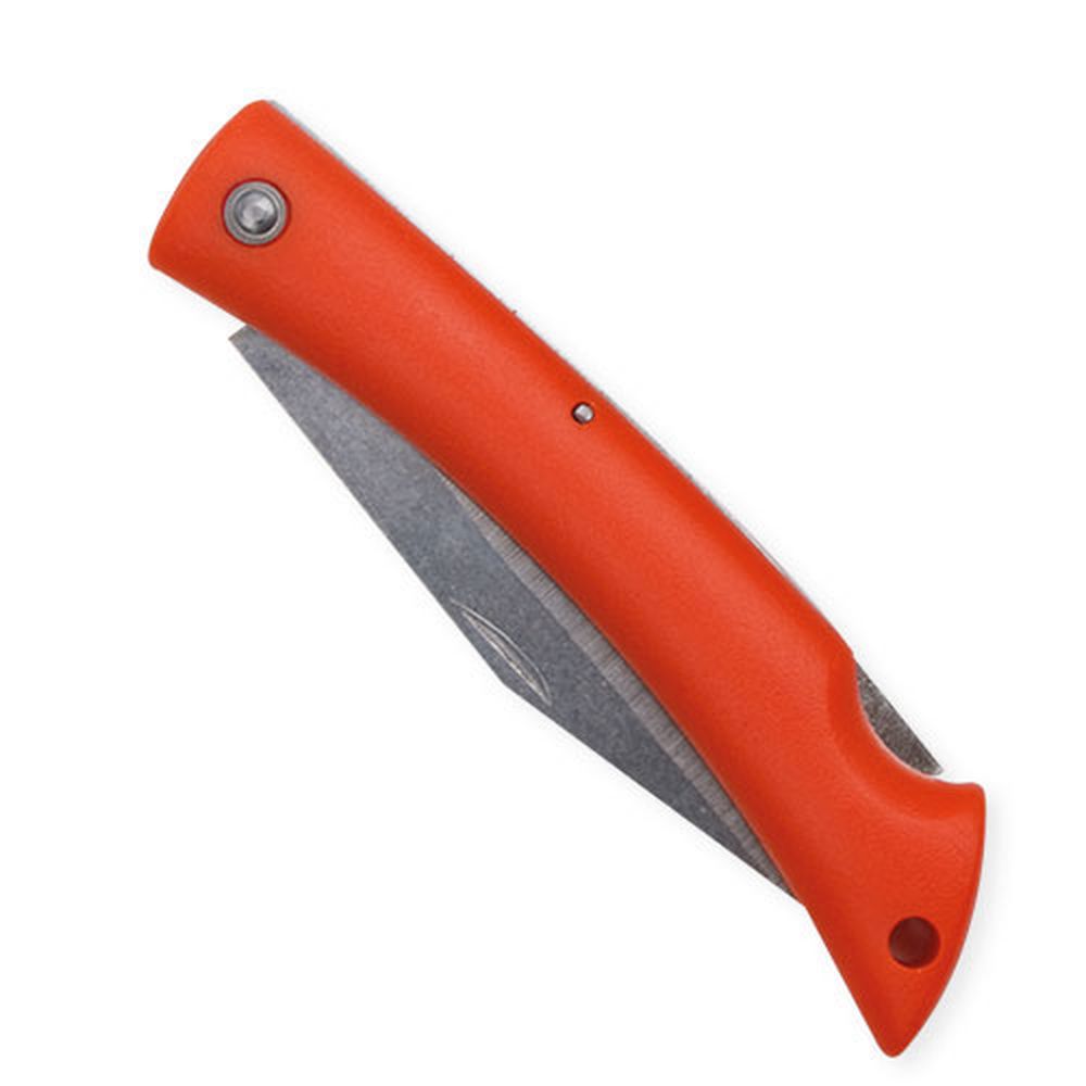 Kapesní nůž s červenou rukojetí