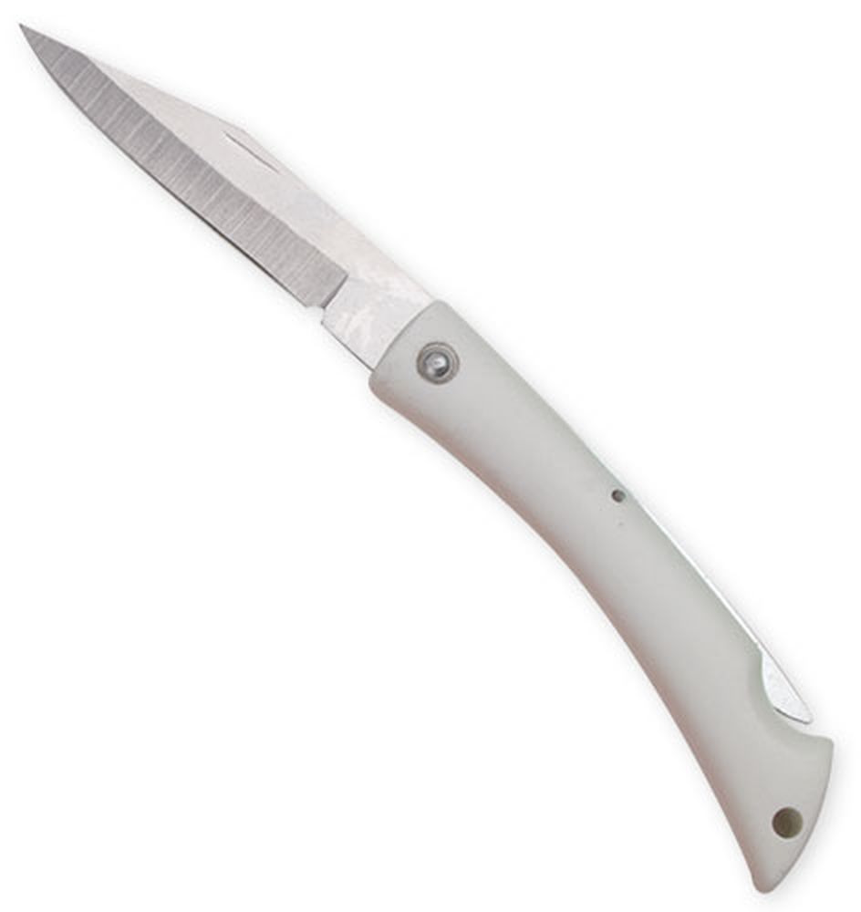 Kapesní nůž s bílou rukojetí 