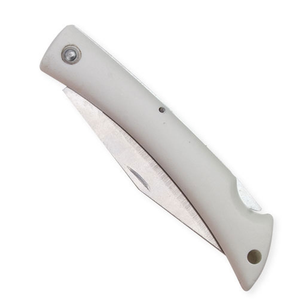 Kapesní nůž s bílou rukojetí