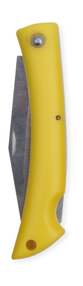 Kapesní nůž se žlutou rukojetí
