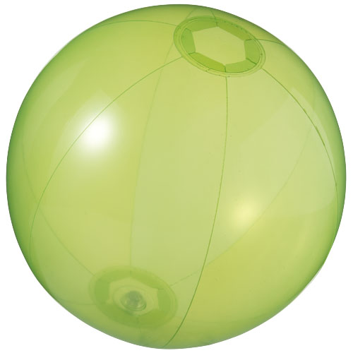Průhledný zelený plážový míč Ibiza