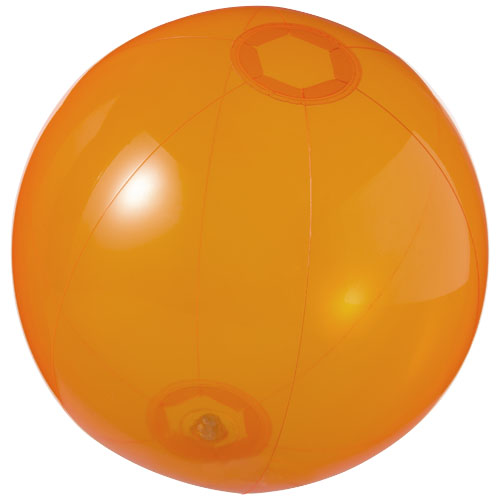 Průhledný oranžový plážový míč Ibiza
