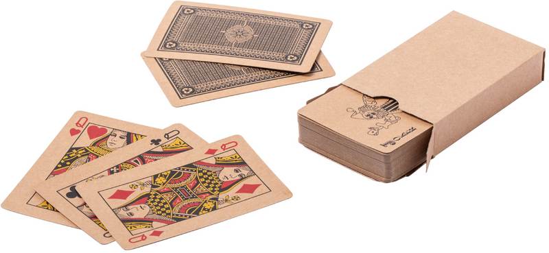 Hrací karty z recyklovaného papíru Trebol