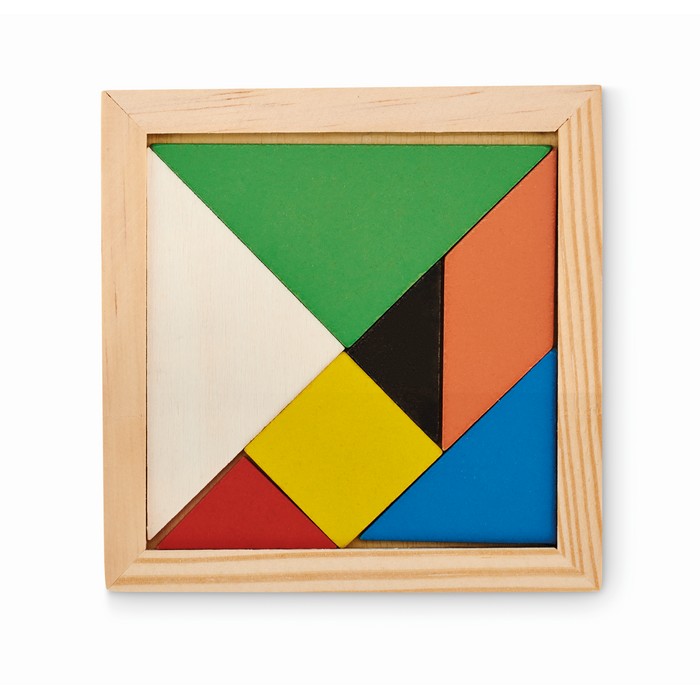 Tangram Dřevěné puzzle Tangram