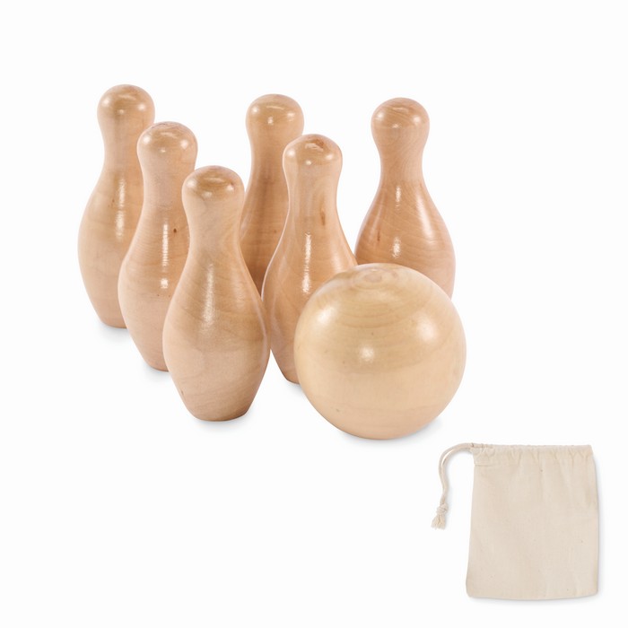 BOLITO Mini bowlingová sada z borovicovéh