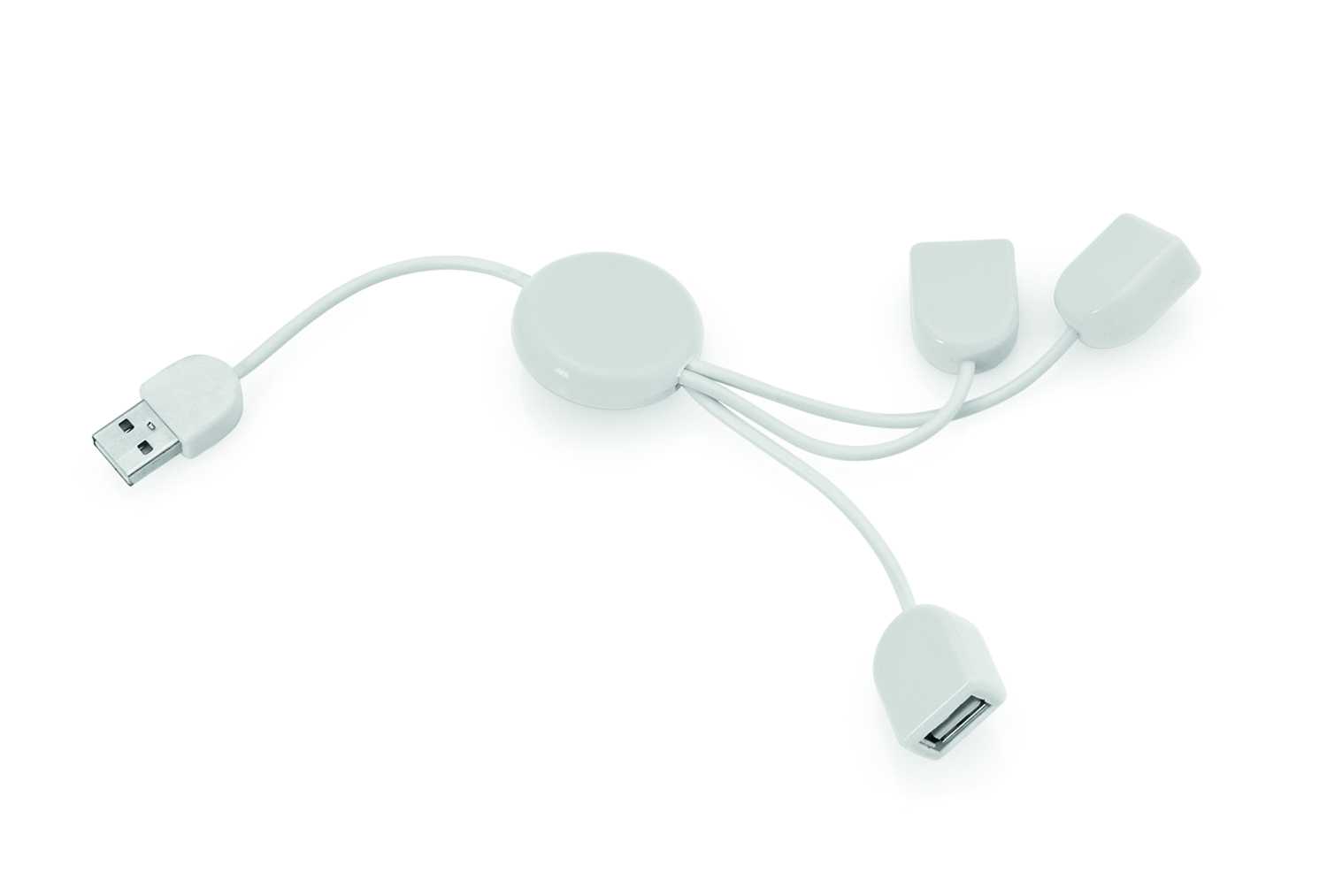 POD  USB hub bílý