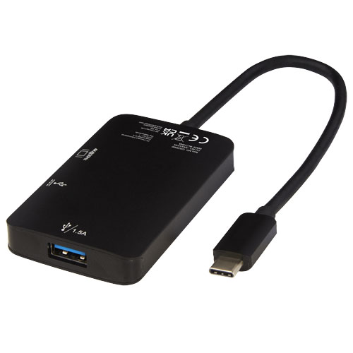 Hliníkový multimediální adaptér USB C (USB-A / USB-C / HDMI) ADAPT