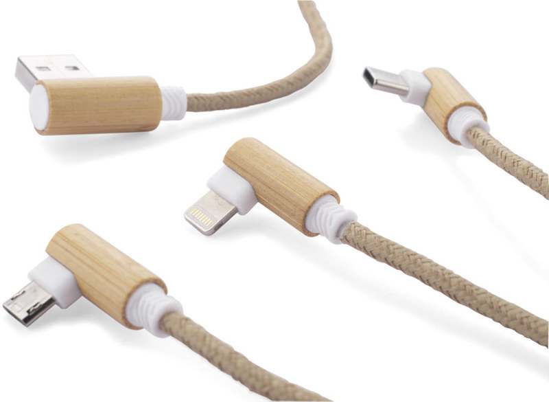 USB kabel 3 v 1 FLAX