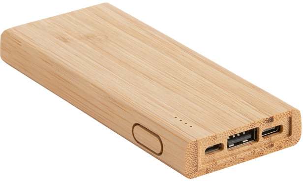 KOHN. Powerbanka 5 000 mAh v bambusu