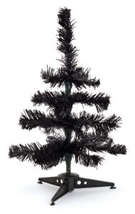 Černý vánoční strom