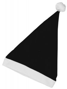 Santaklausovská čepice černá