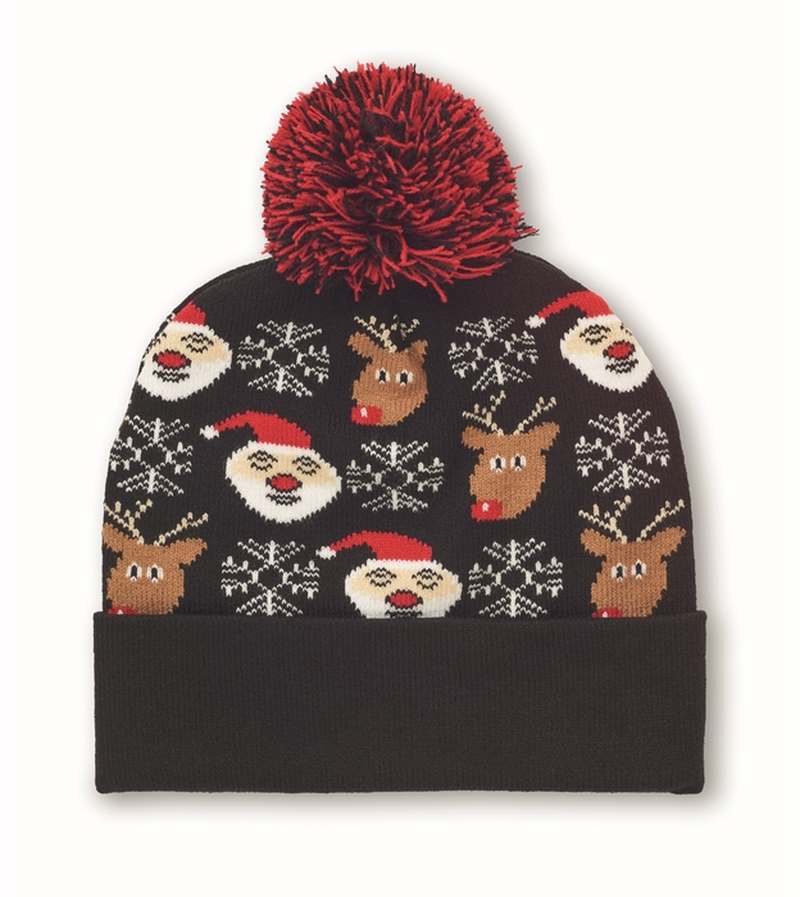 Shimas hat Vánoční pletená čepice