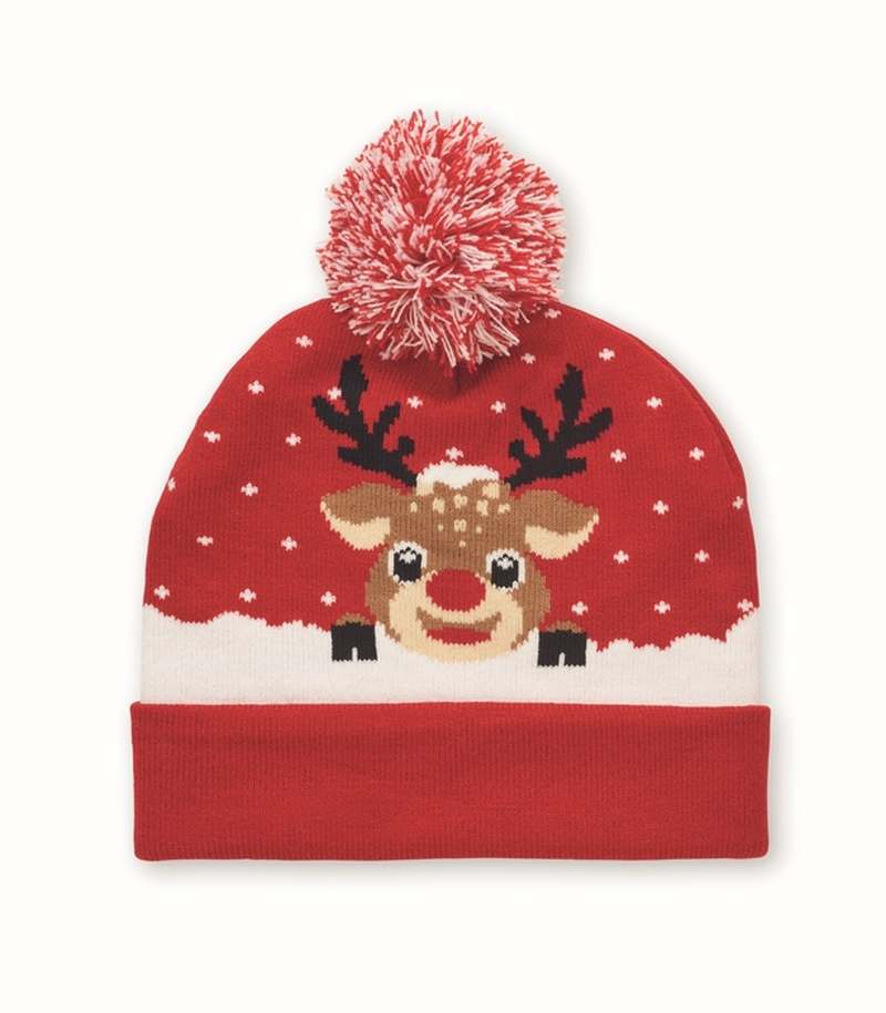 Shimas hat Vánoční pletená čepice