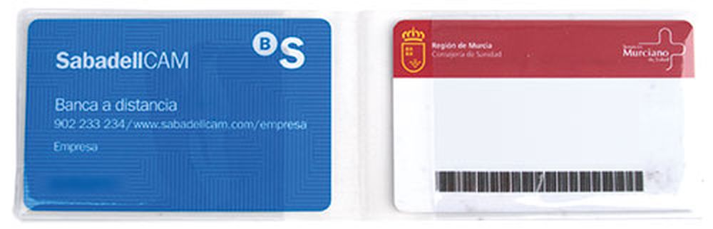 Obal na 2 ks karet transparentní