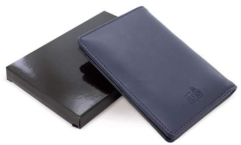 Koženková peněženka, námořnická modrá
