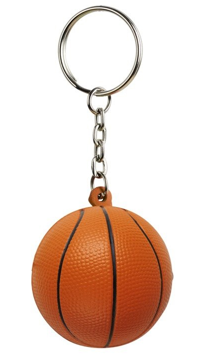 Přívěšek na klíče-antistres basketbal