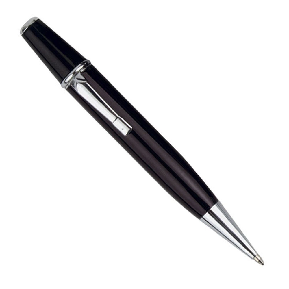Kovové pero se stříbrným klipem