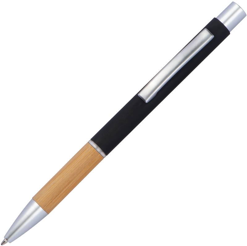 Hliníkové pero s bambusovým gripem