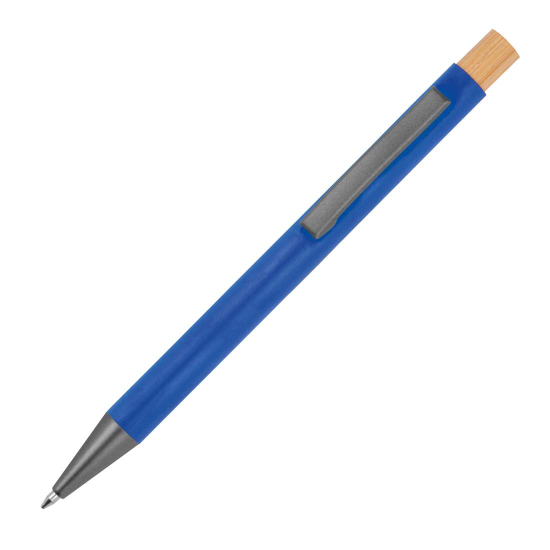 pero vyrobené z recyklovaného hliníku s bambusovým zatlačovačem