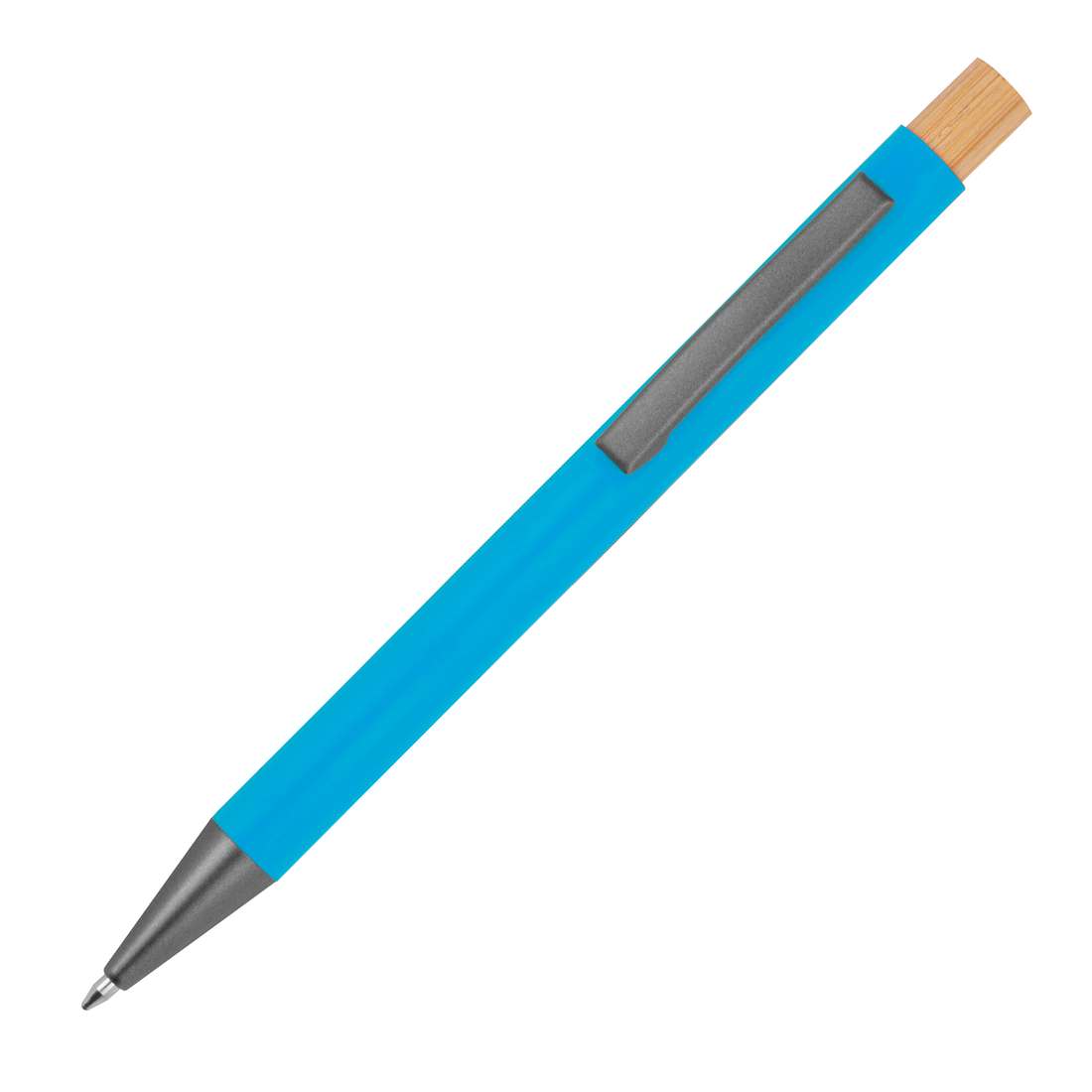 pero vyrobené z recyklovaného hliníku s bambusovým zatlačovačem