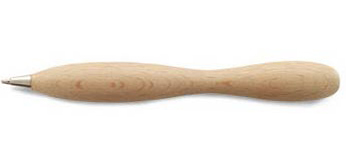 Zaoblené dřevěné pero