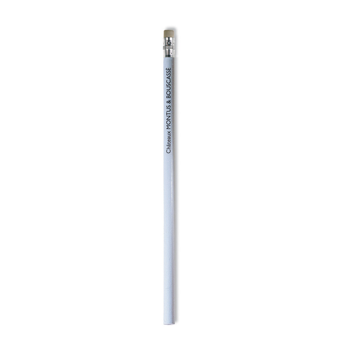 Bílá tužka s gumou