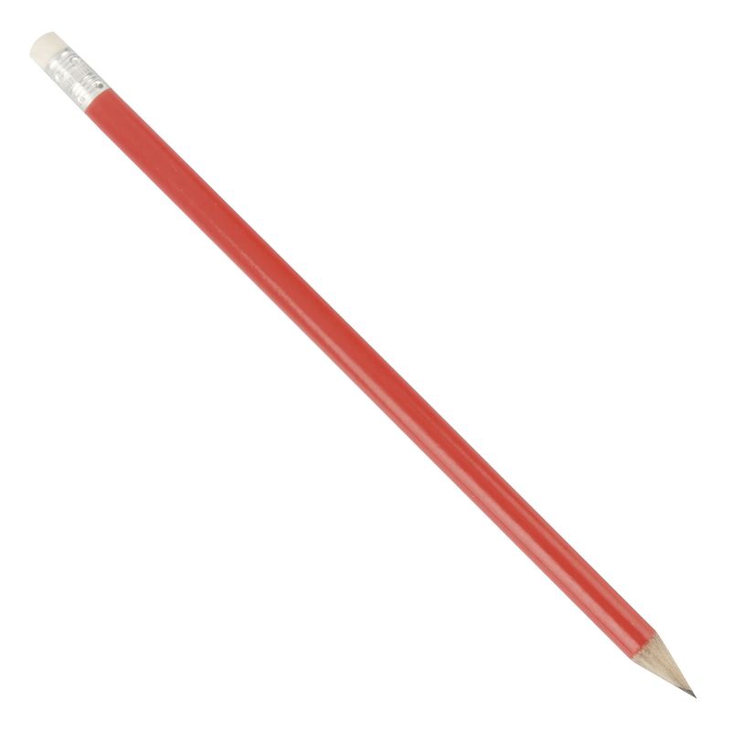 Dřevěná tužka červená