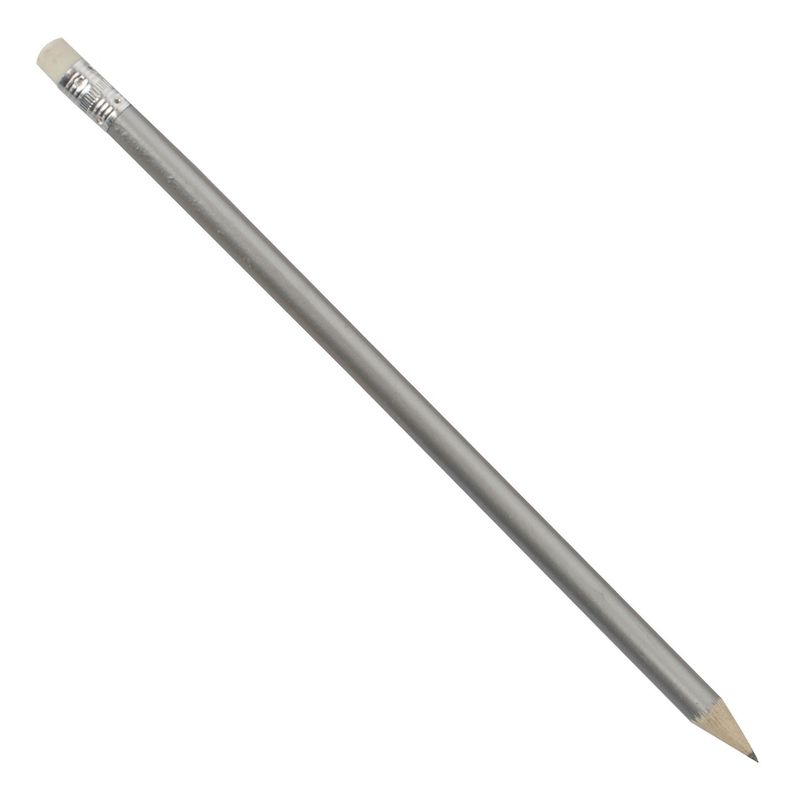 Dřevěná tužka stříbrná