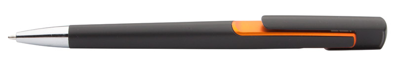 Kuličkové pero se zdobením oranžové