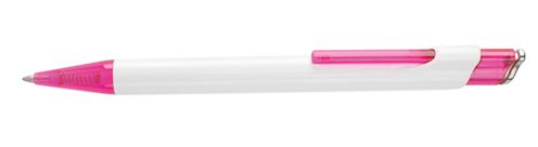 Kuličkové pero s růžovým vrškem