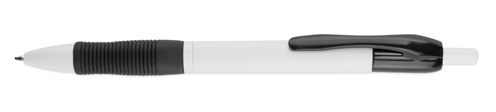 Plastové kuličkové pero s černým klipem 
