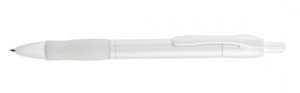 Plastové kuličkové pero s bílým klipem