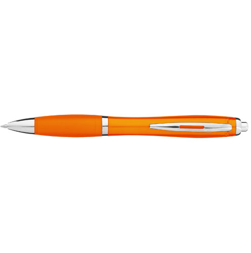 Barevné kuličkové pero Nash s barevným úchopem