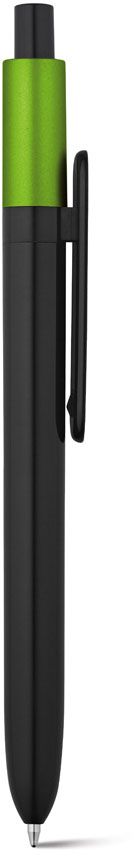 Kiwu metallic abs kuličkové pero s lesklým povrchem a lakovaným víčkem s metalickým vzhledem