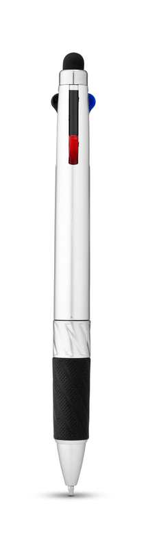 Burnie Multi-Ink Stylus stříbrné kuličkové pero
