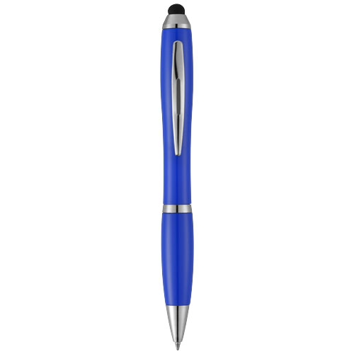 Modré kuličkové pero a stylus Nash - otočný mechanismus