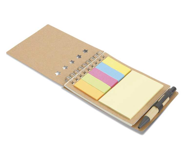 Zápisník s perem a note-it