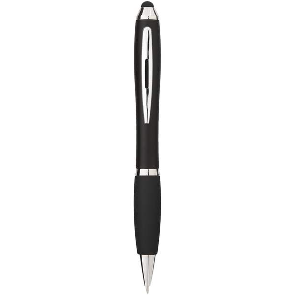 Kuličkové pero a stylus Nash s černým úchopem