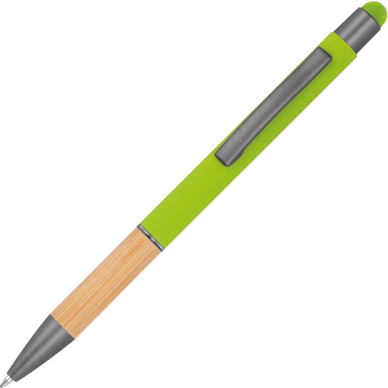 Kuličkové pero s bambusovým úchytem