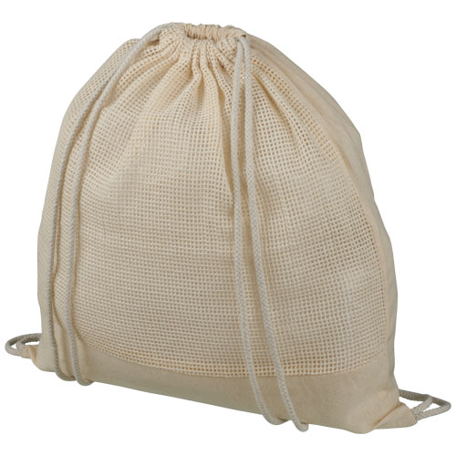 Maine bavlněný síťový šňůrkový batoh