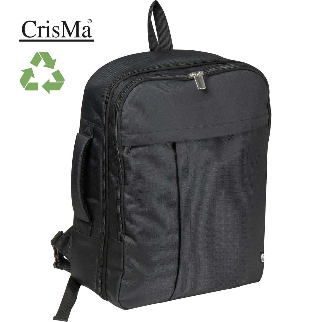 Cestovní batoh  vyrobený z RPET