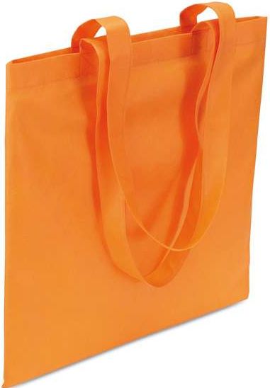 Oranžová nákupní taška z netkané textilie